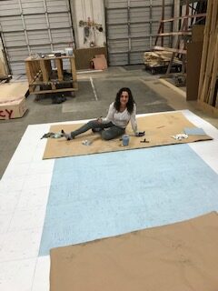 making vinyl floor